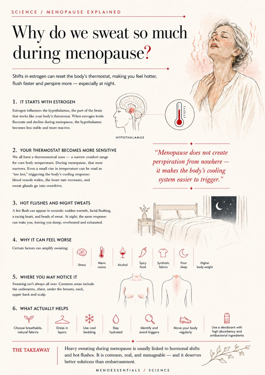 Why do we sweat so much during menopause?